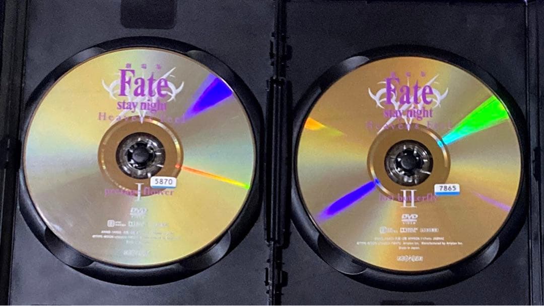 DVD 劇場版 Fate/stay night Ⅰ〜Ⅲ 3枚