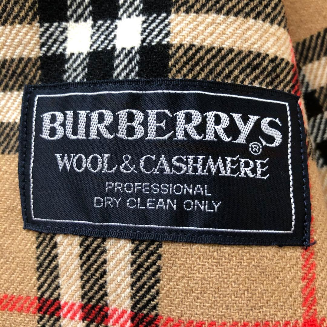 【極美品】バーバリーズ ダッフルコート カシミヤ ノバチェック 2XL