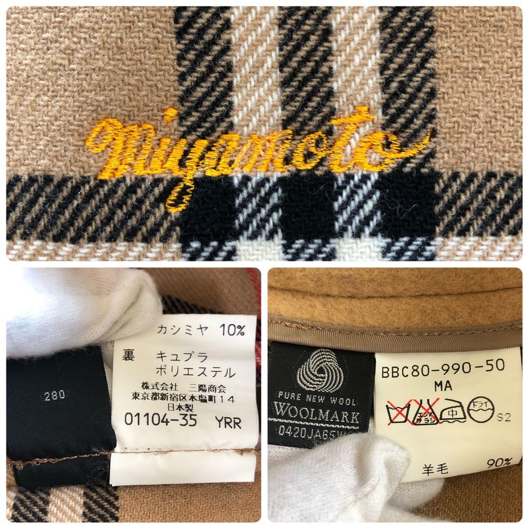 【極美品】バーバリーズ ダッフルコート カシミヤ ノバチェック 2XL