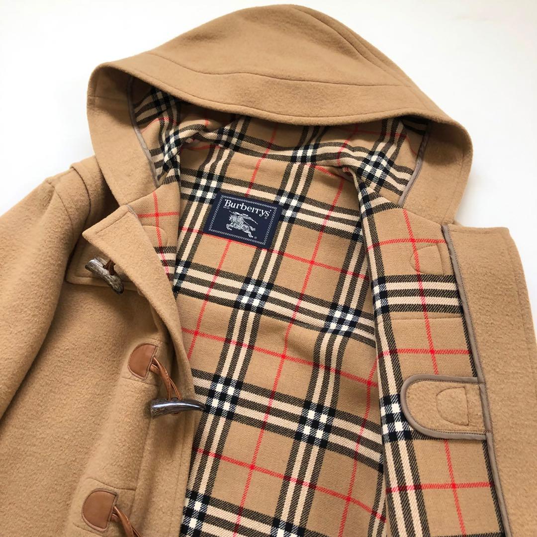 【極美品】バーバリーズ ダッフルコート カシミヤ ノバチェック 2XL
