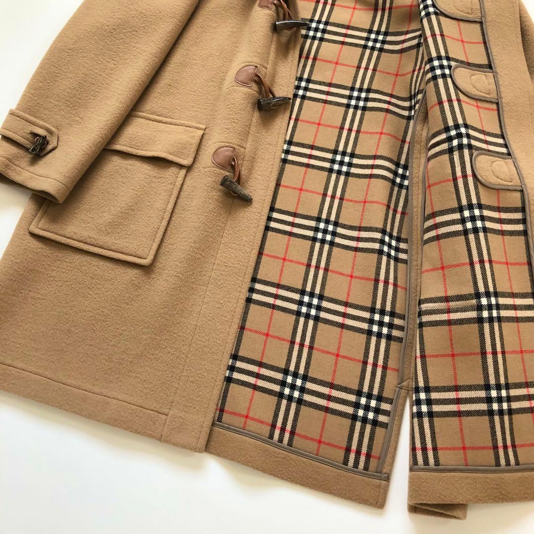 【極美品】バーバリーズ ダッフルコート カシミヤ ノバチェック 2XL