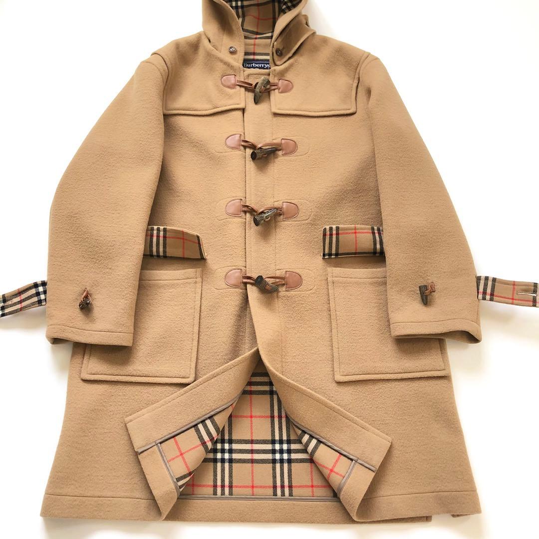 【極美品】バーバリーズ ダッフルコート カシミヤ ノバチェック 2XL