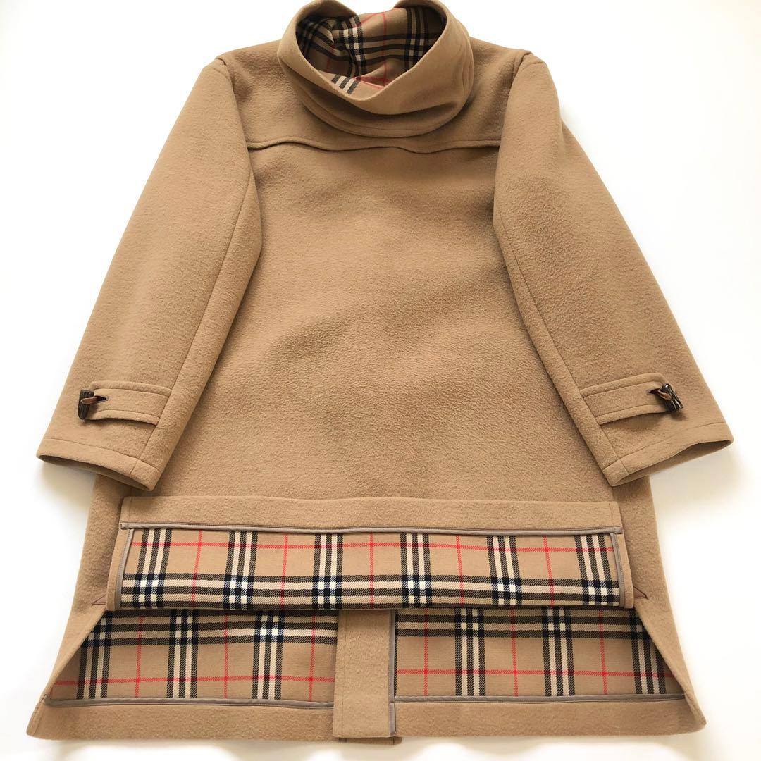 【極美品】バーバリーズ ダッフルコート カシミヤ ノバチェック 2XL
