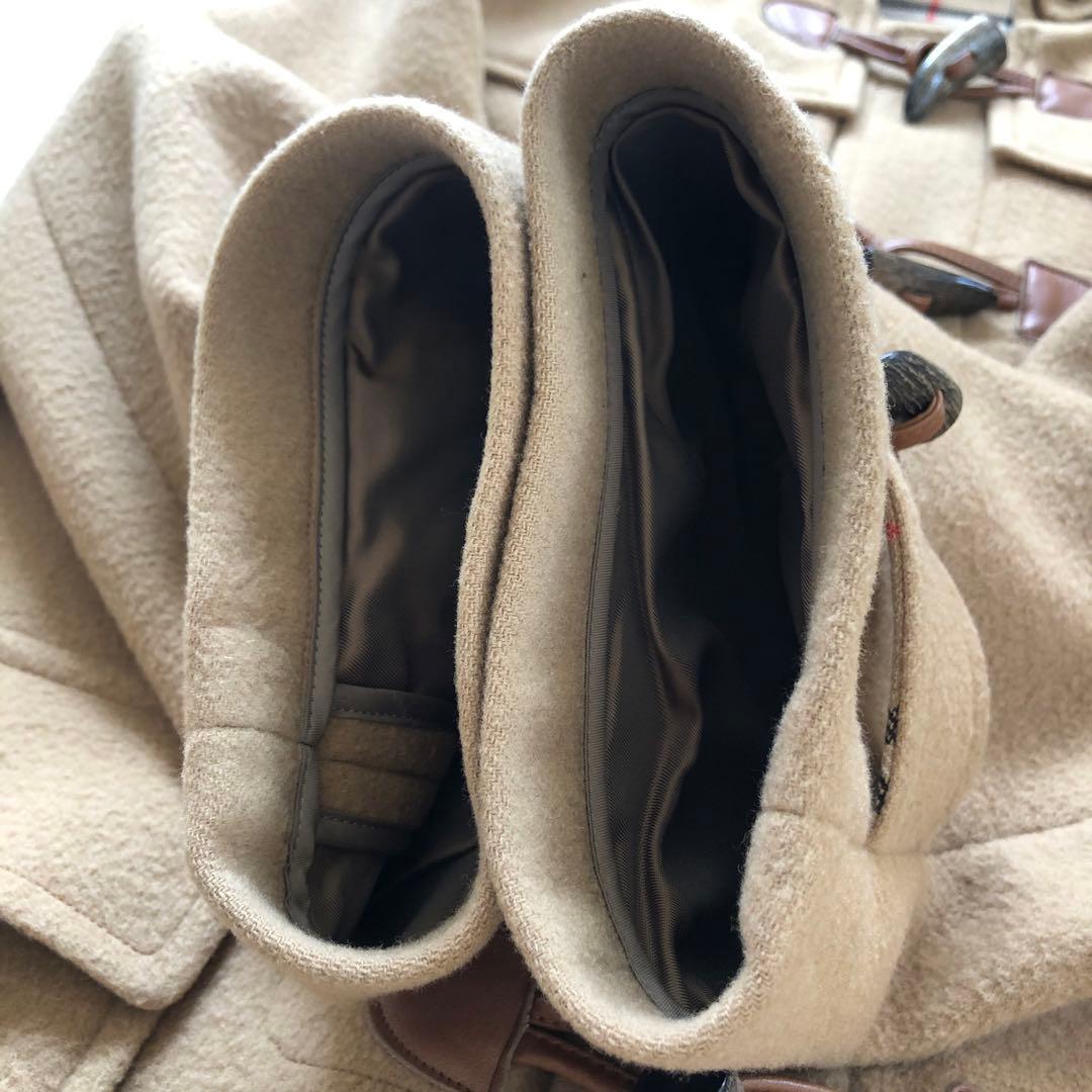 【極美品】バーバリーズ ダッフルコート カシミヤ ノバチェック 2XL