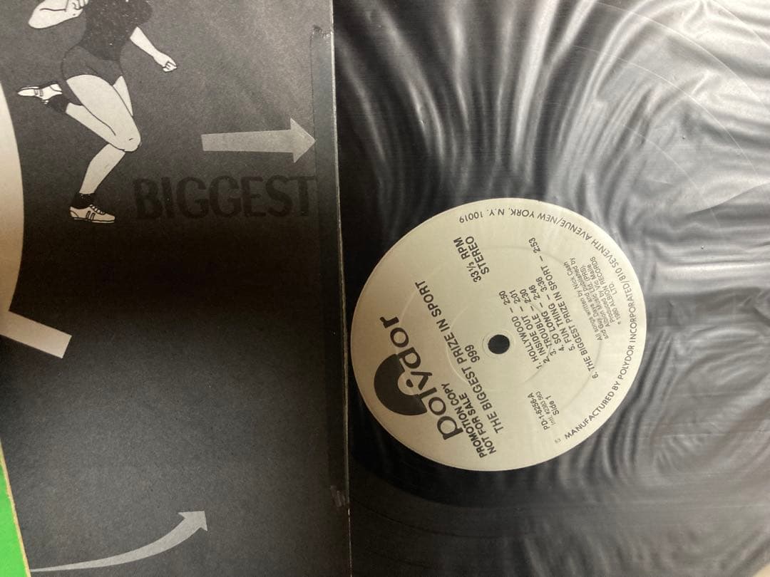 プロモ輸入盤LP 999／Biggest Prize In Sport