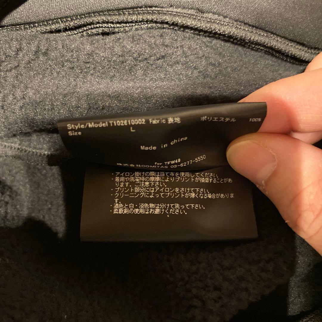r*y様 TFW49 AIR BACK BOA P/0 HOODIE ブラック