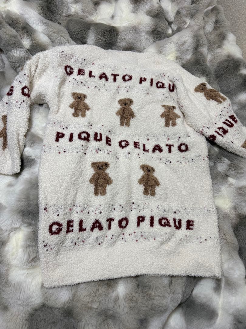 GELATO PIQUE テディベア柄ルームウェア