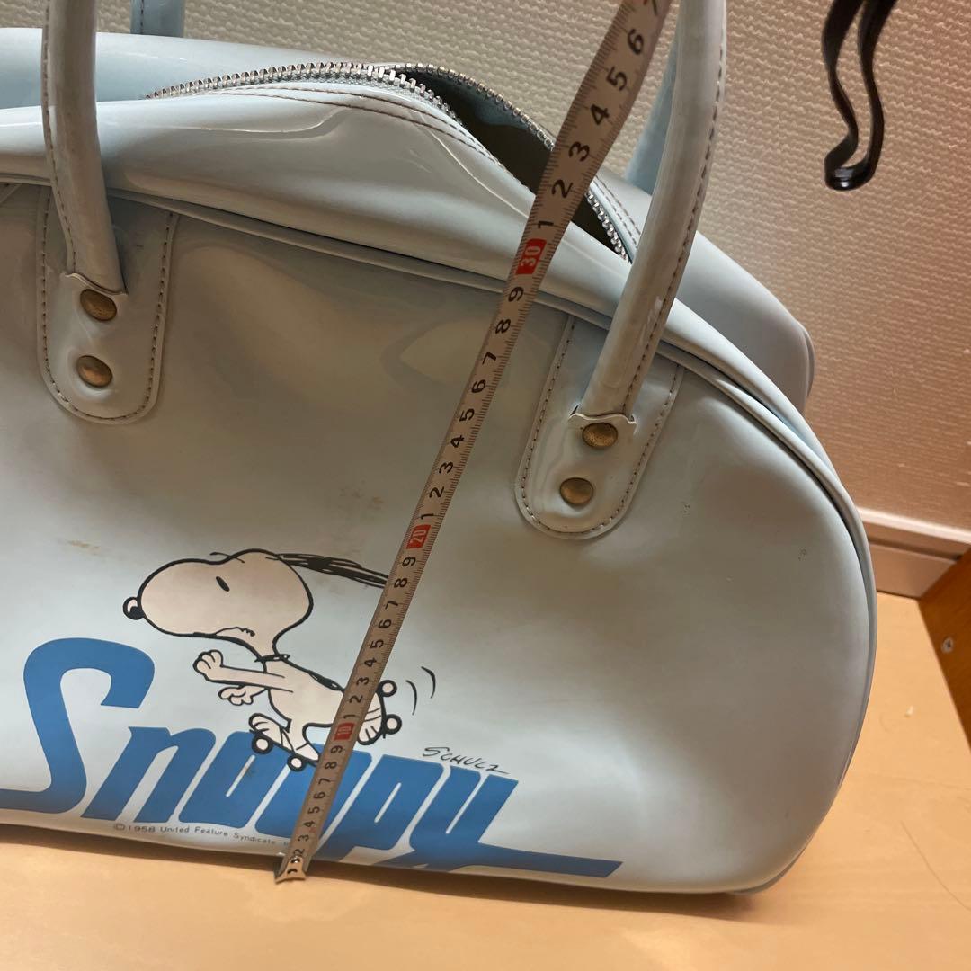 スヌーピー SNOOPY エナメル ボストンバッグ vintage １９７６年製