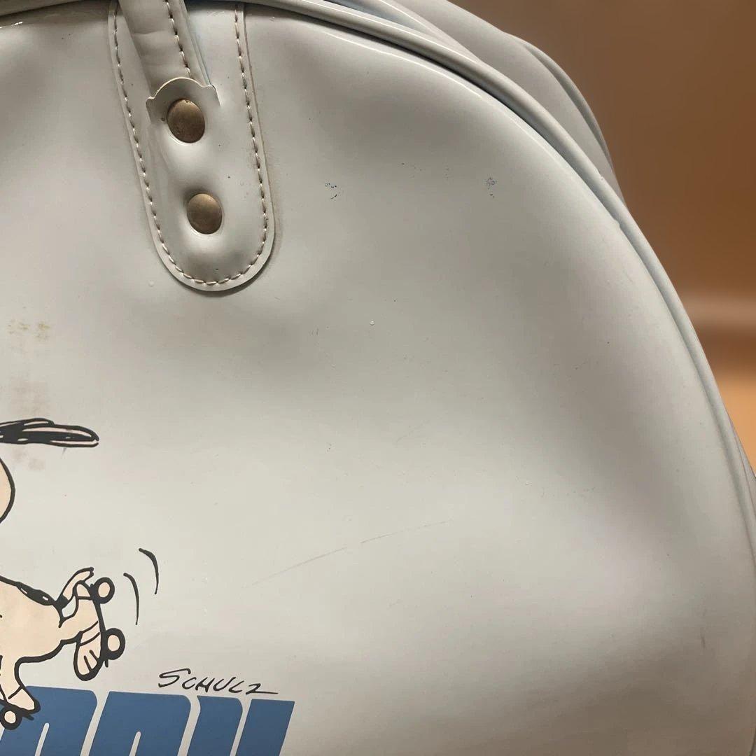 スヌーピー SNOOPY エナメル ボストンバッグ vintage １９７６年製