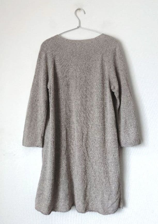 美品 evam eva vie エヴァムエヴァ ロングカーディガン シルクリネン
