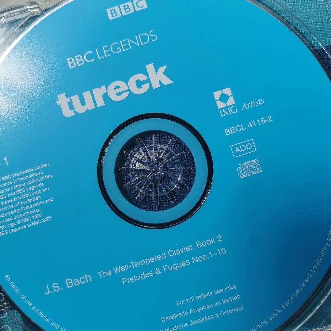 平均律クラヴィーア曲集第２巻　トゥーレック（ピアノ）（ステレオ）bbc 3CD