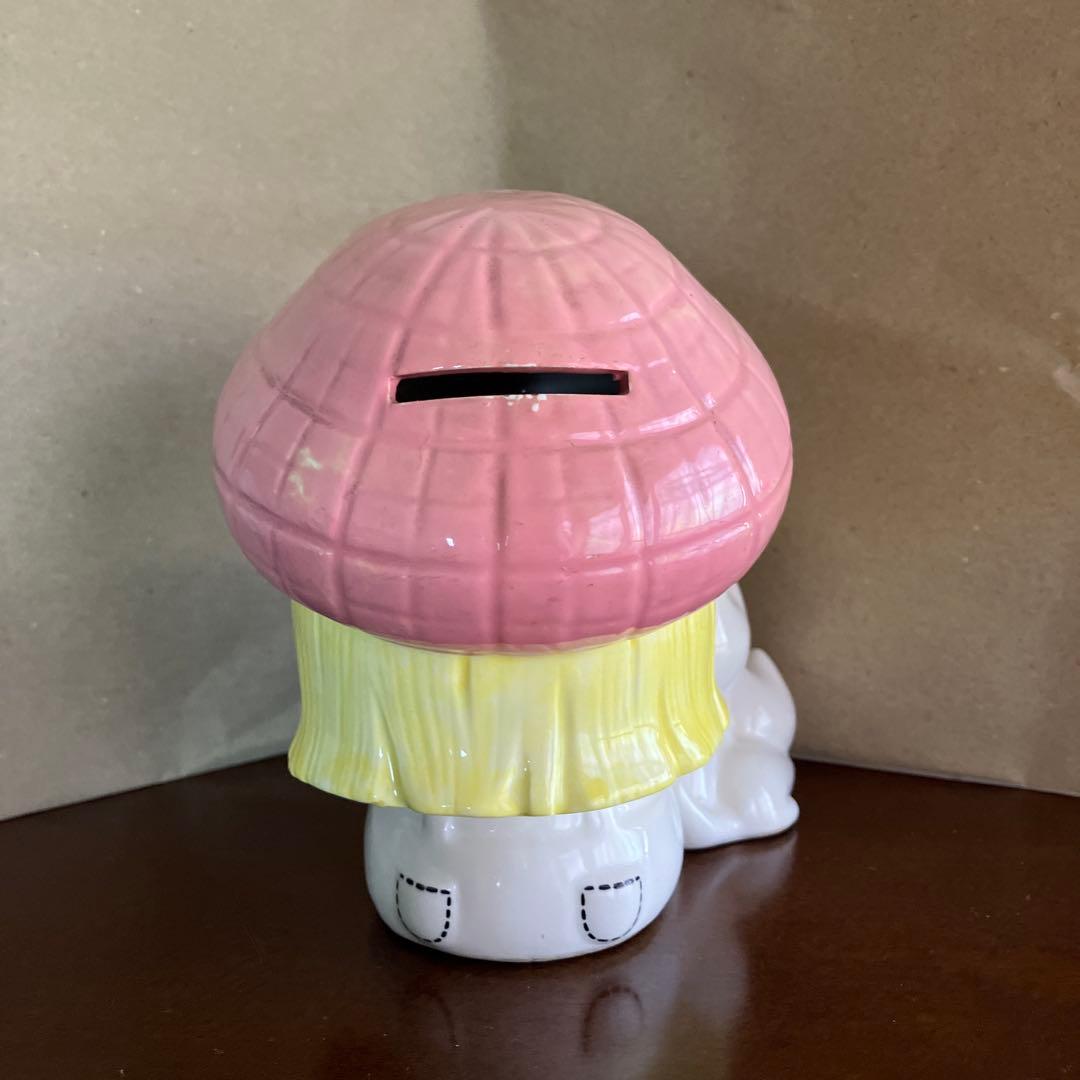 貴重！内藤ルネjudyと猫の陶器製貯金箱