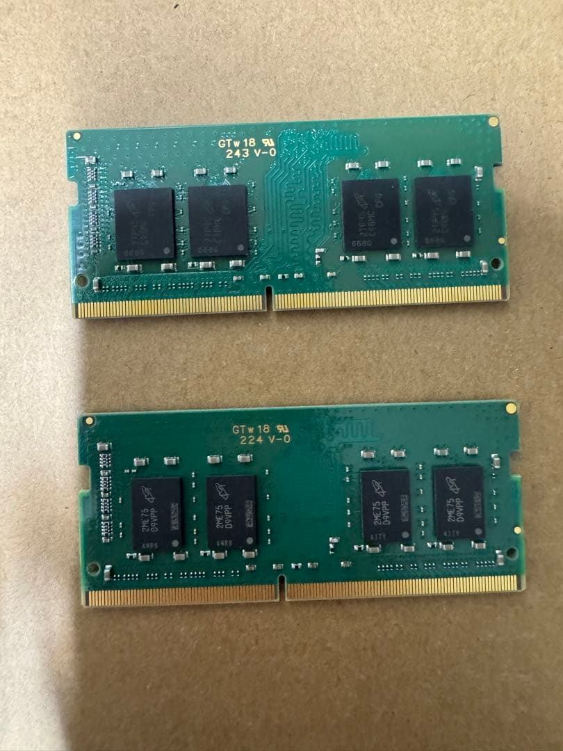 メモリー Crucial 16GB (8GB x 2) DDR4 3200 SODIMM