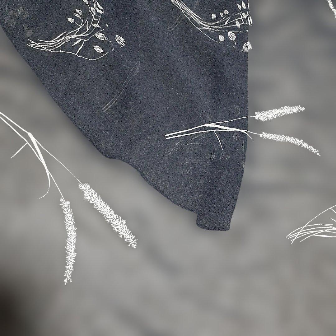 [限定値下げ!!]AKRIS 花柄シフォンストール