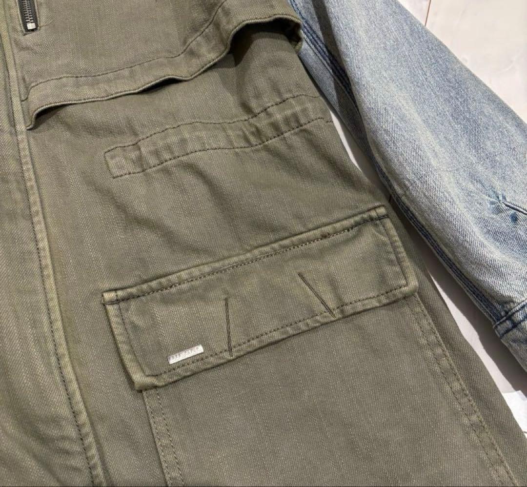 新品‼︎ DIESEL ディーゼル デニム ドッキング モッズコート