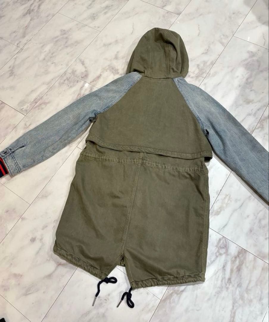 新品‼︎ DIESEL ディーゼル デニム ドッキング モッズコート