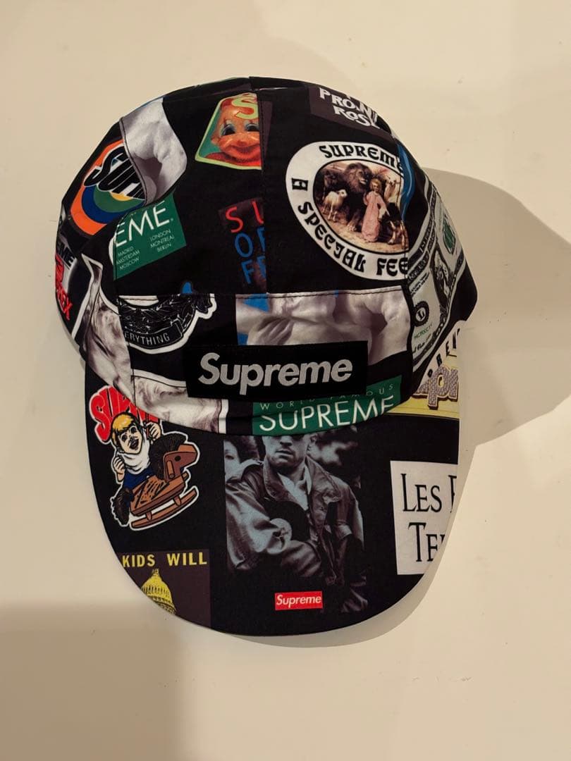 supreme cap 総柄 帽子