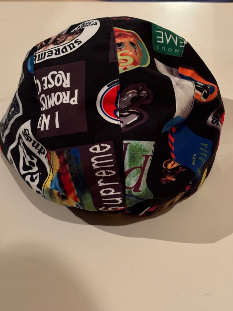 supreme cap 総柄 帽子