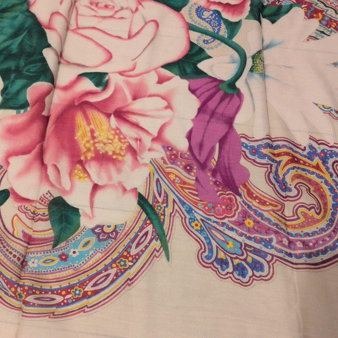 GUCCI 花柄 スカーフ 超レア　シルク　ウール