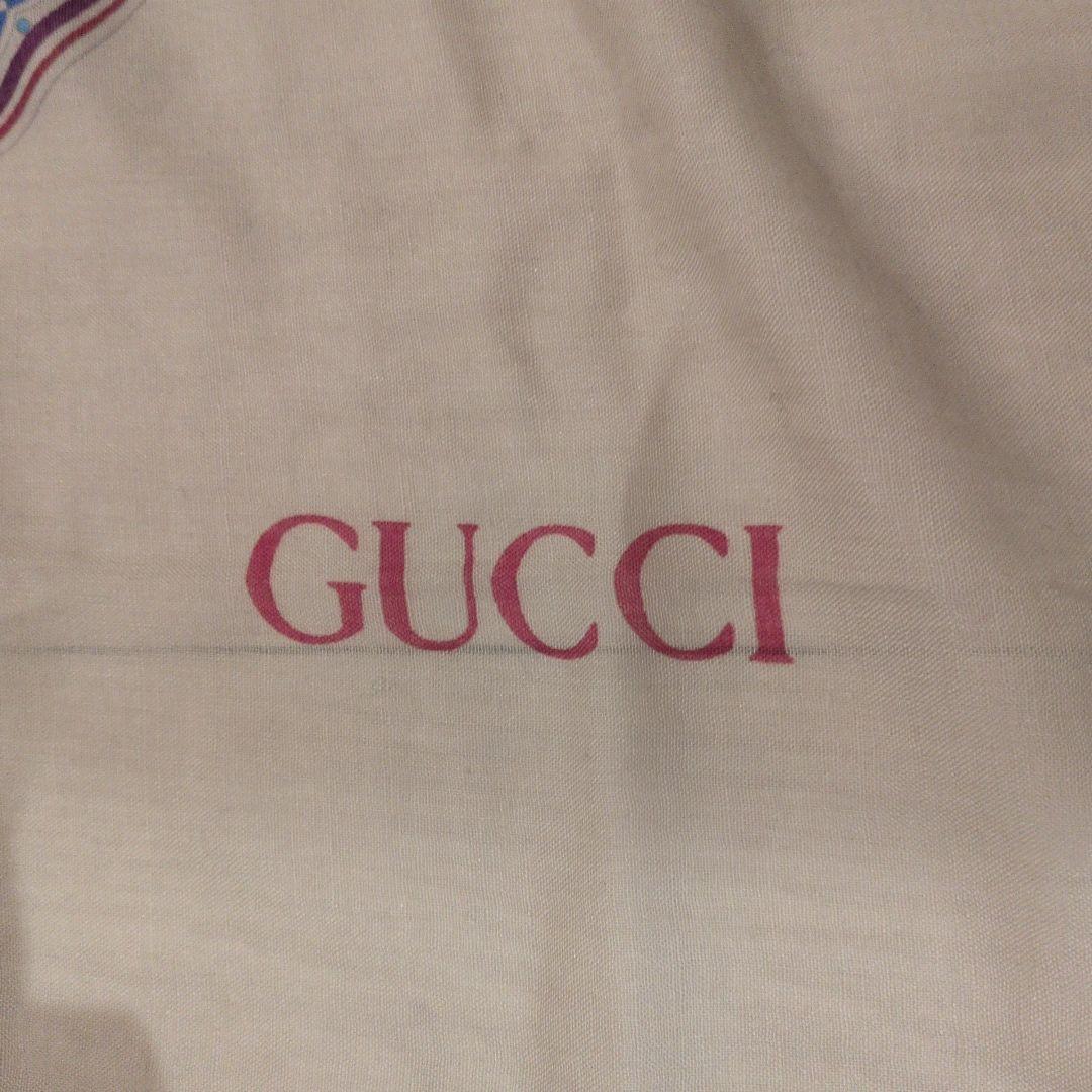 GUCCI 花柄 スカーフ 超レア　シルク　ウール