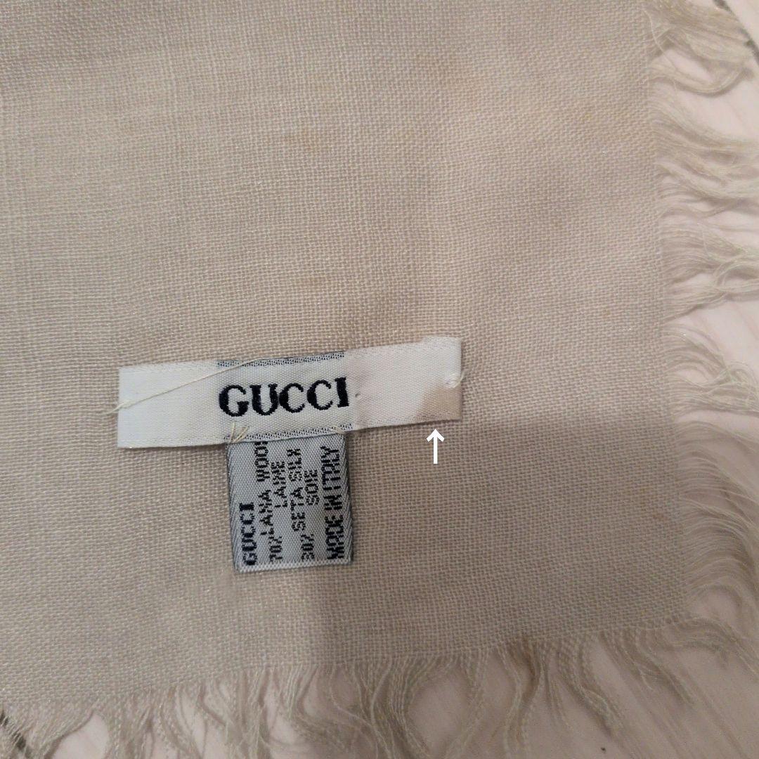 GUCCI 花柄 スカーフ 超レア　シルク　ウール