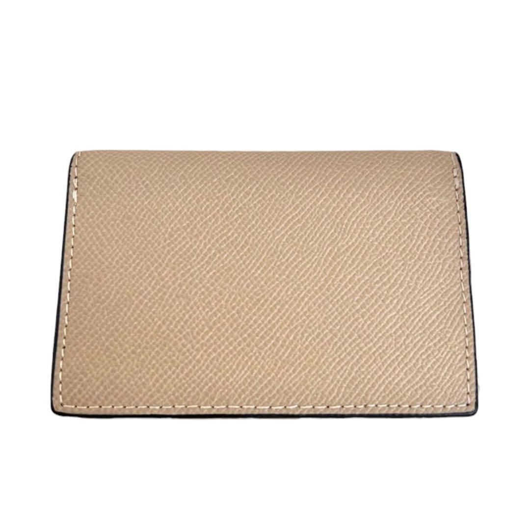 未使用に近い COACH コーチ ビジネス カードケース 名刺入れ トープ