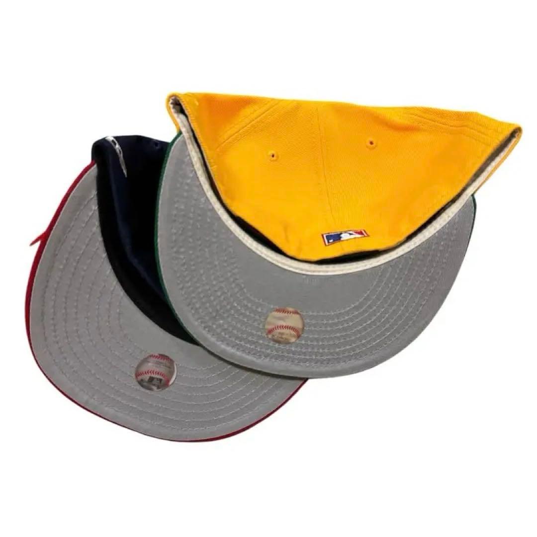 未使用 NEWERA 58.7cm 73/8 ホワイトソックス アスレチックス