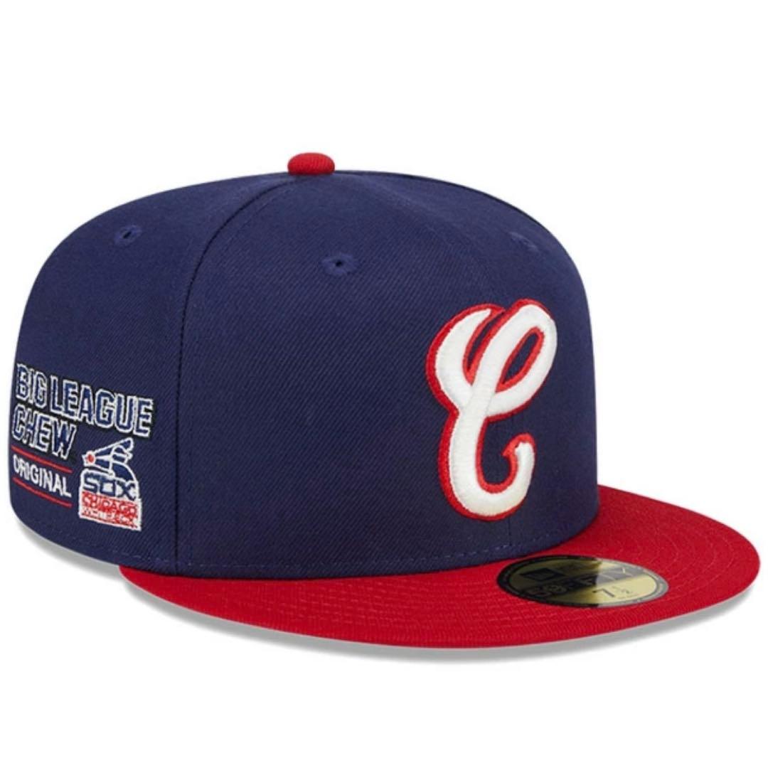 未使用 NEWERA 58.7cm 73/8 ホワイトソックス アスレチックス