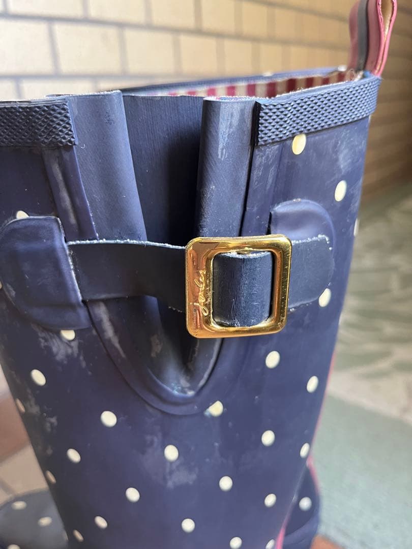 joules イギリスブランド　ジュールズレインブーツ　大きいサイズ　26センチ