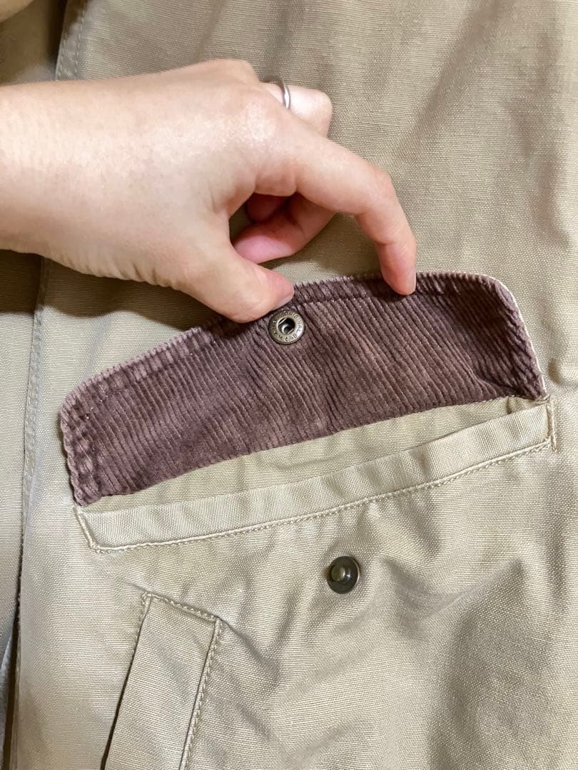L.L.Bean ベージュ フィールドコート　ハンティングジャケット
