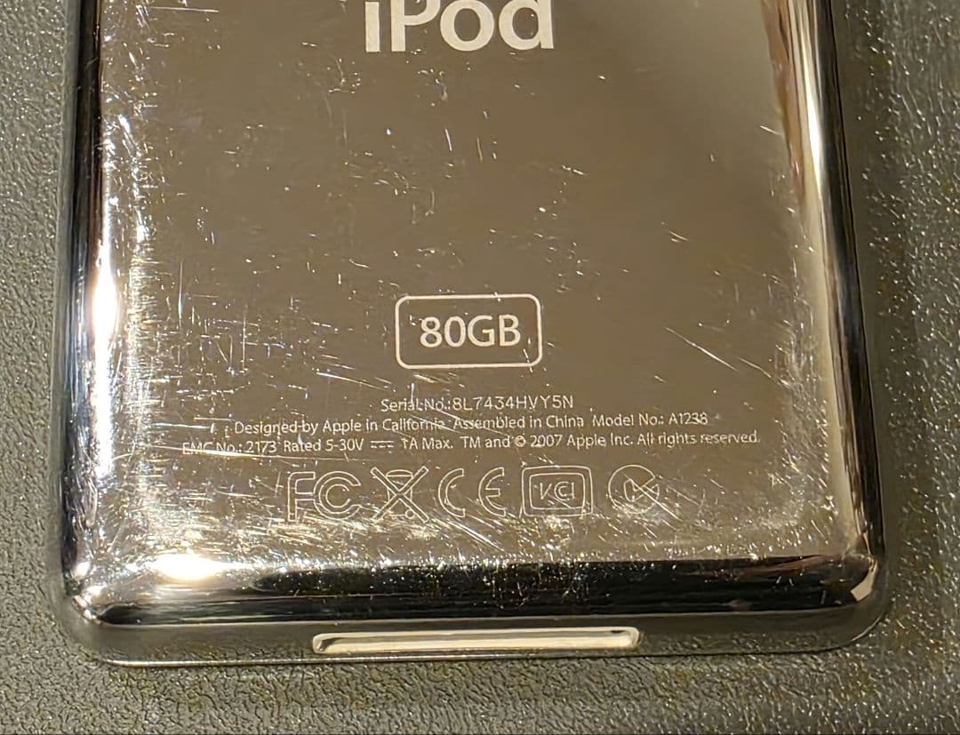 ポータブルプレーヤー Apple iPod 80GB A1238
