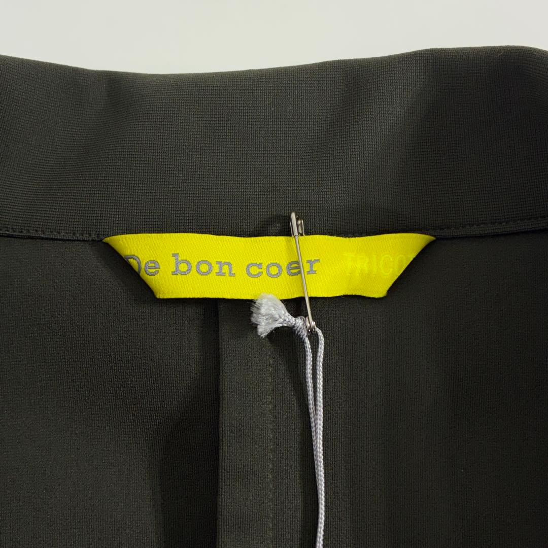 【新品タグ付】 De bon coer テーラードジャケット 日本製 オリーブ