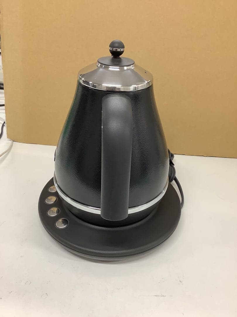 デロンギ 温度設定機能付き 電気カフェケトル KBOE1230J-GY★