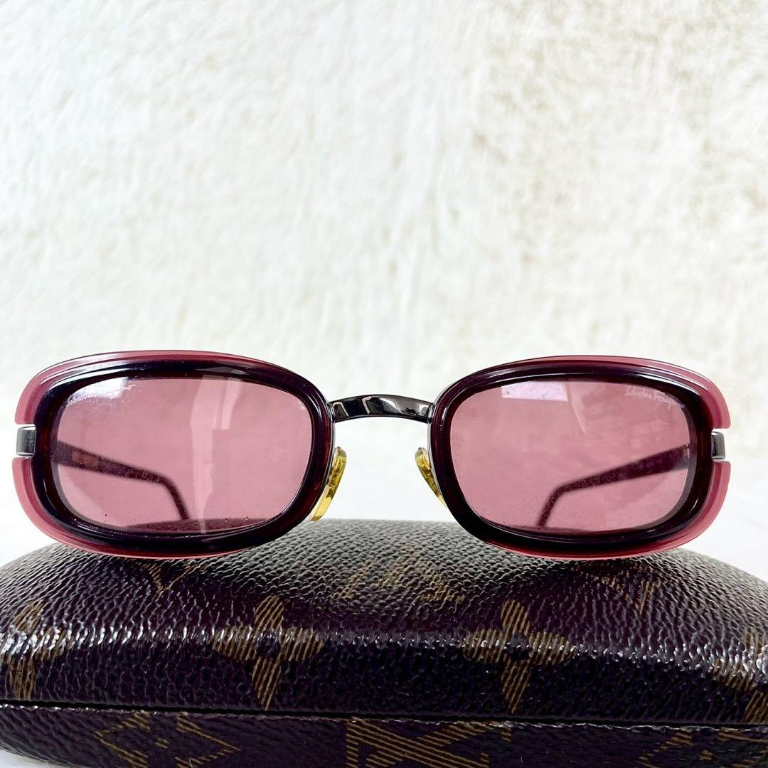 美品　Salvatore Ferragamo　1016　レッドレンズ・フレーム