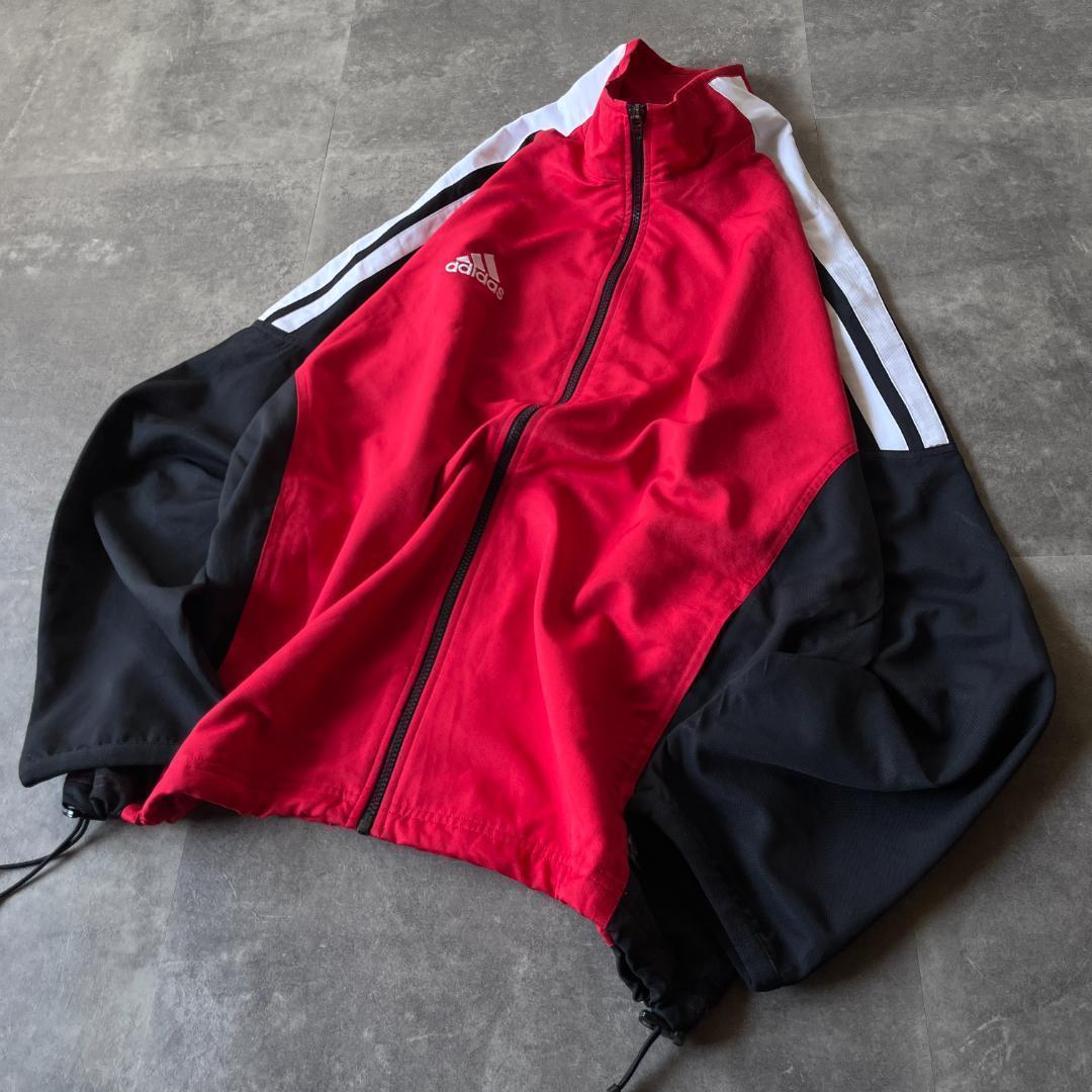90s-00s adidas ラグラン トラックジャケット L 万国旗 A150