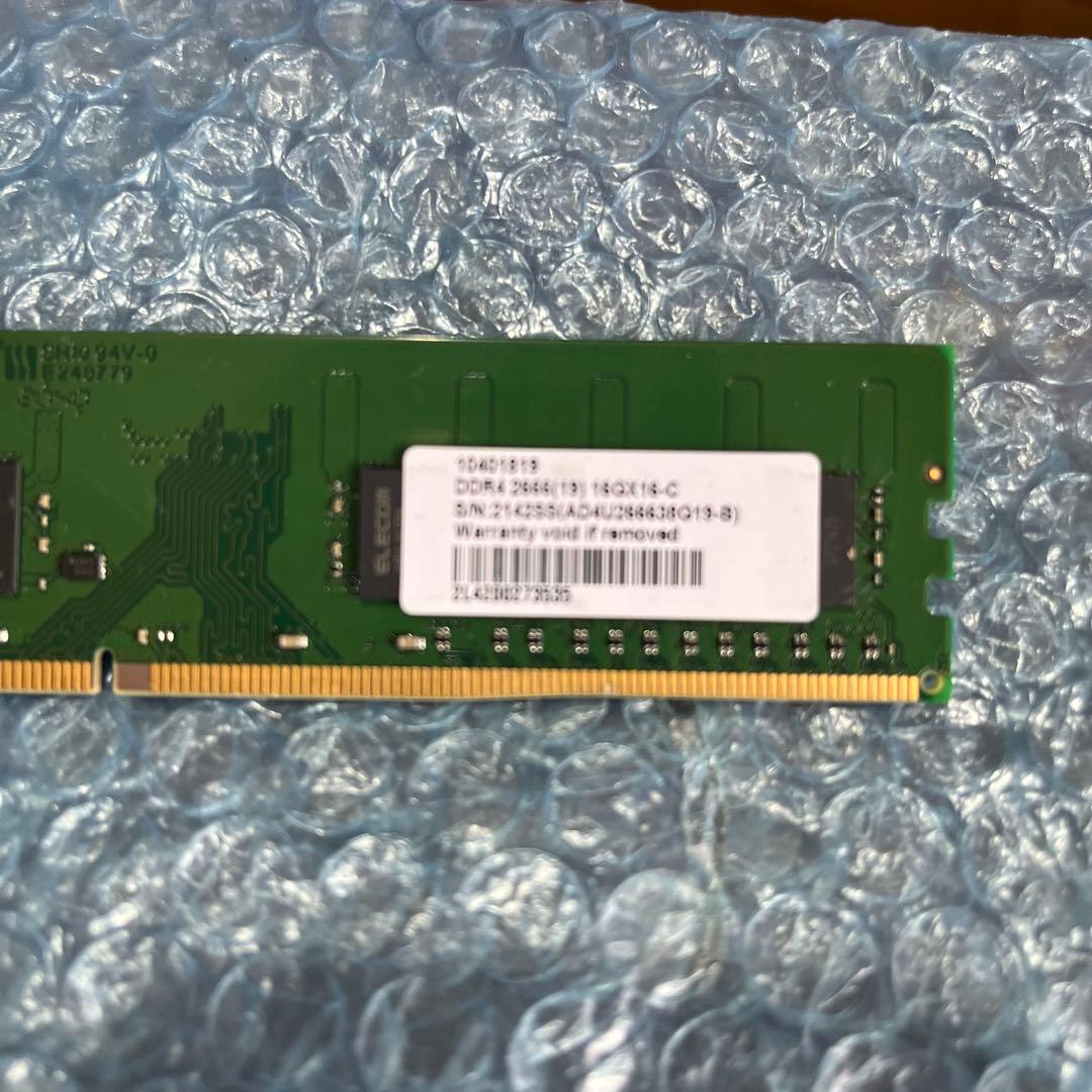 メモリー ELECOM EW2666-168/R0 DDR4 16GB 2666MHz
