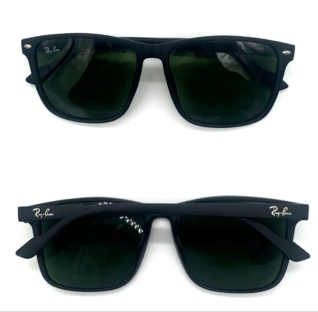 Ray-BanレイバンRB2428ブラックフレーム グリーンレンズ サングラス
