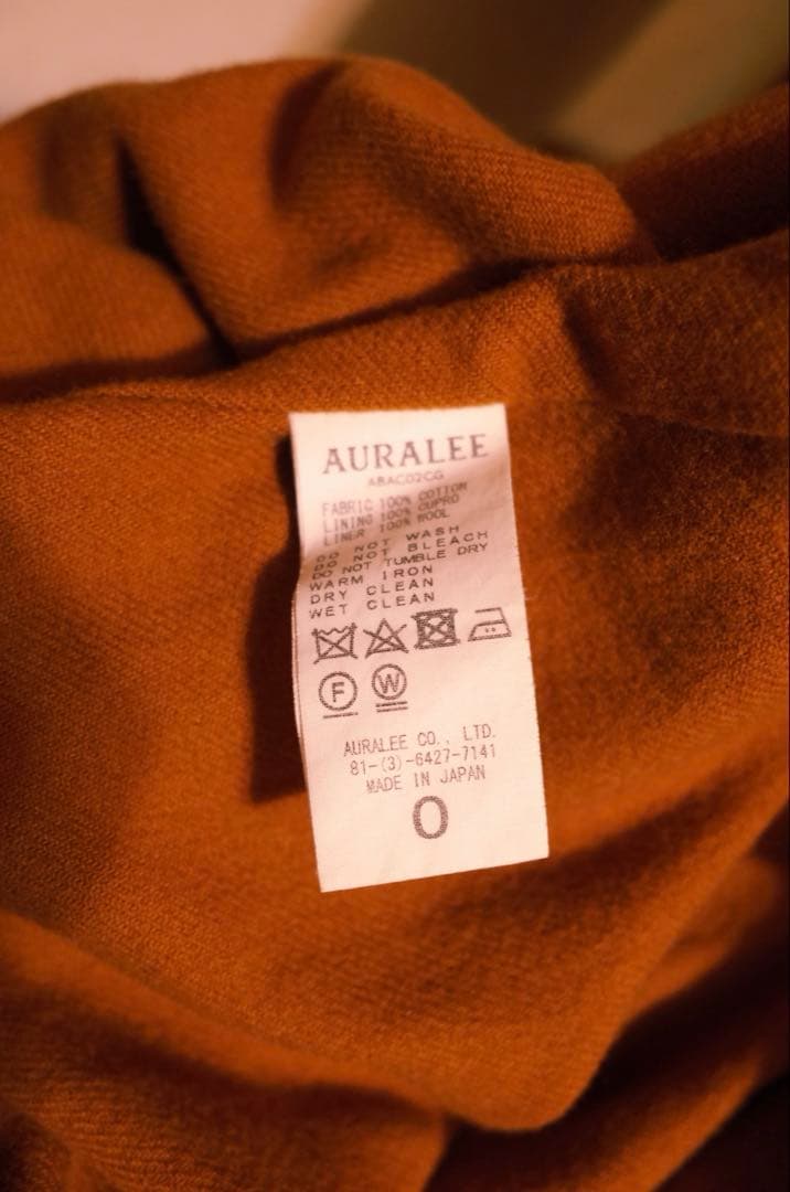 ジャケット・アウター AURALEE FINX CHAMBRAY BIG TRENCH COAT