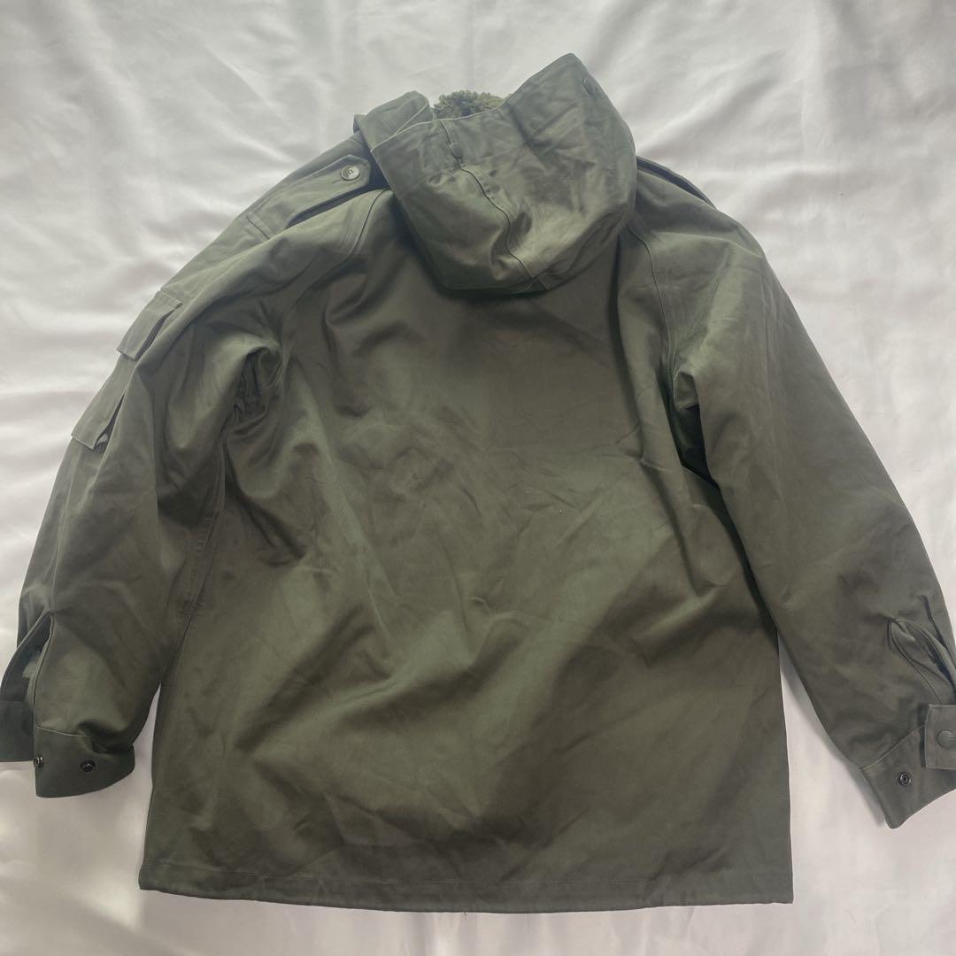 90s F2 ボアコート フランス軍　ビッグサイズ　オリーブグリーン　ミリタリー