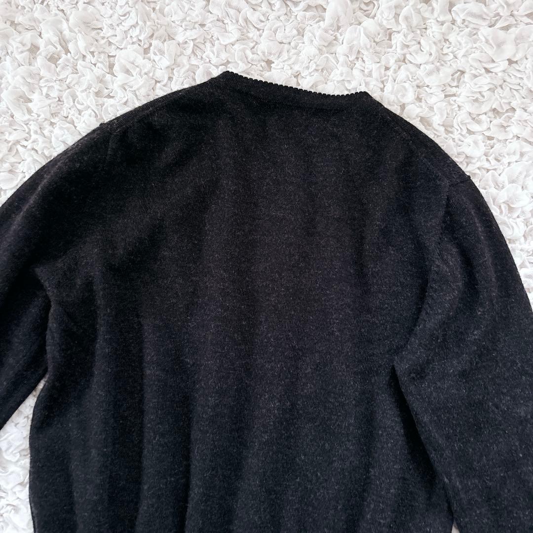 harico様　homspun ホームスパン　ウール　クルーネックカーディガン