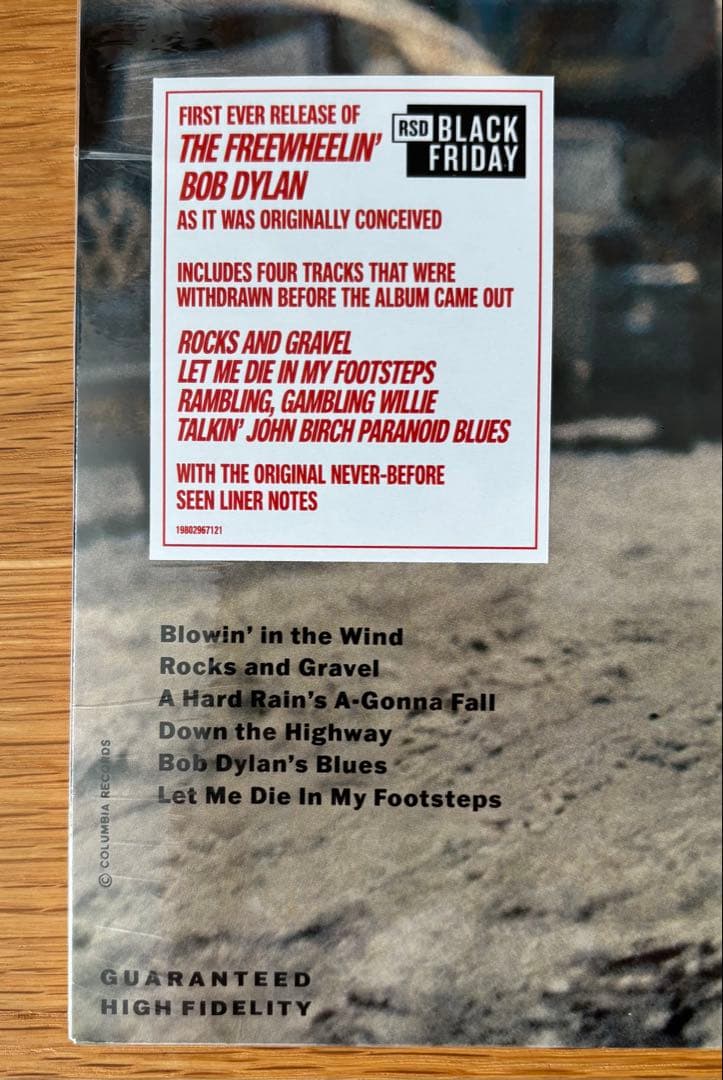洋楽 The Original Freewheelin' Bob Dylan LP
