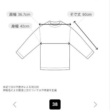 シアー配色カットソー