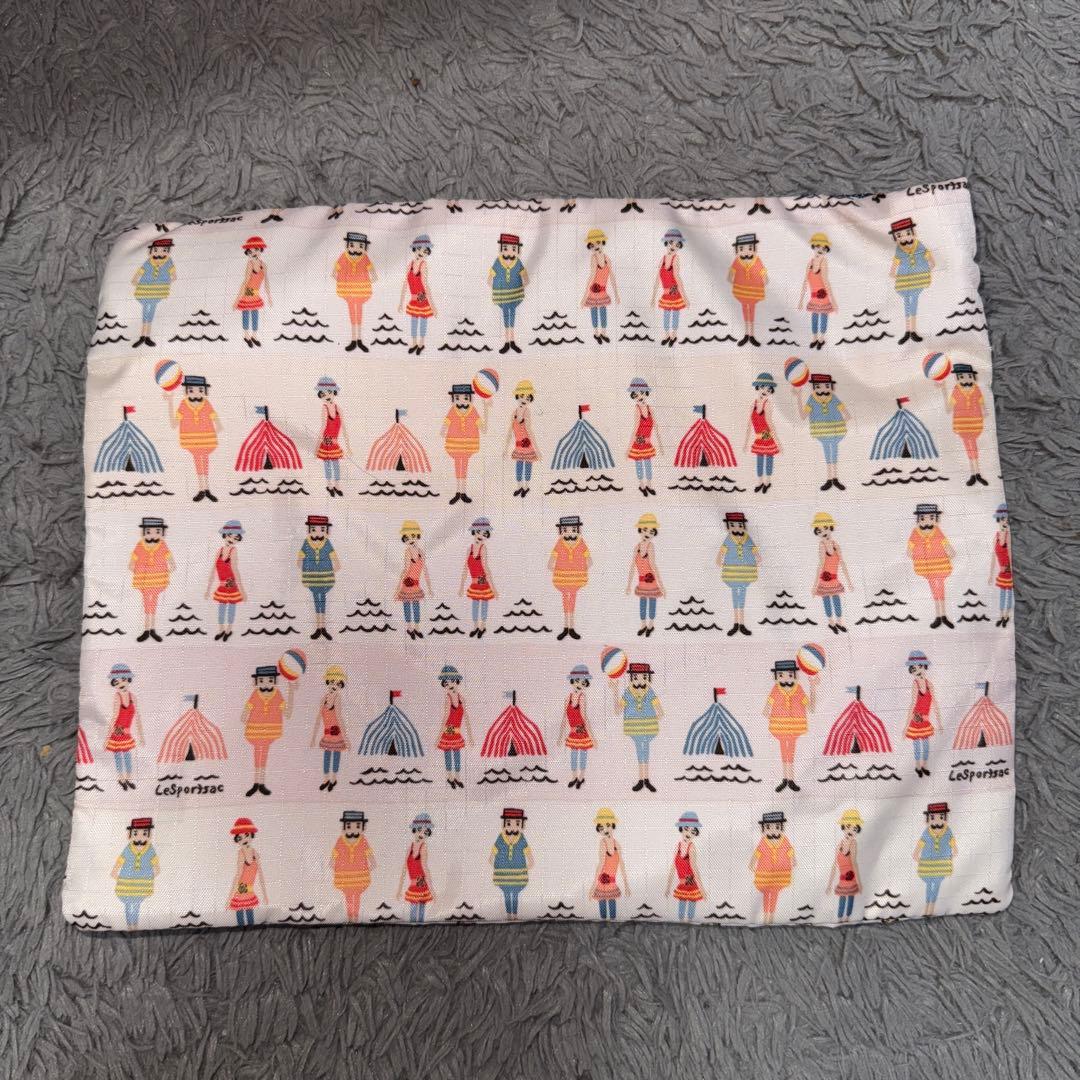 LeSportsac レスポ　ボストンバッグ 2way ポーチ付き 鍵付き