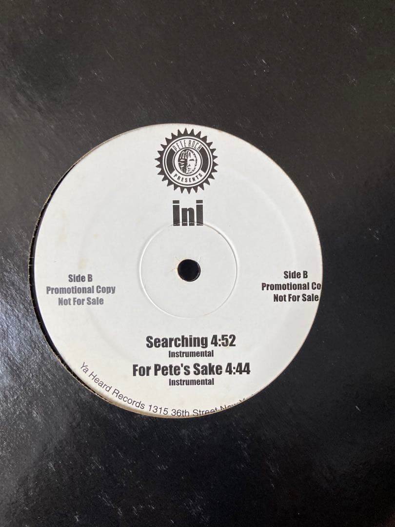 12' ini レコード square one so what u say