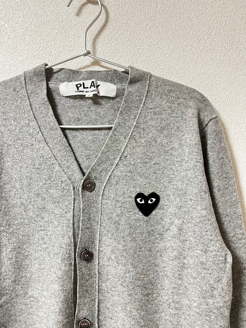 PLAY Comme des Garçonsカーディガン ハートロゴ