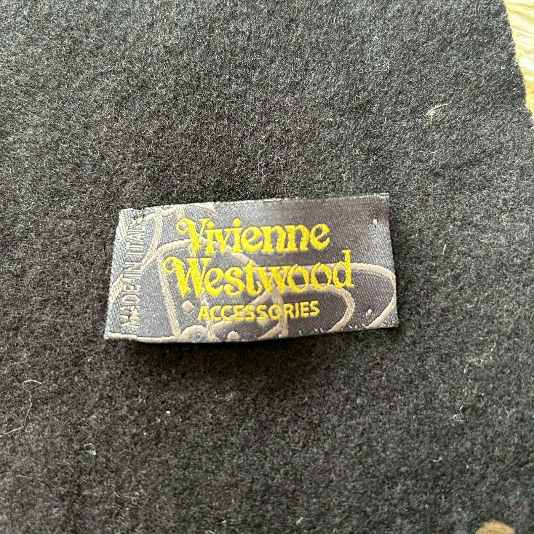 極美品✨ヴィヴィアンウエストウッド Vivienne マフラー ブラック オーブ