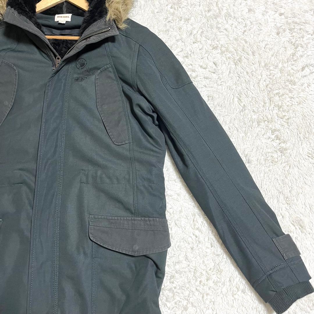 ✨激レア✨DIESEL モッズコート N-3B ロング フーディ Lサイズ