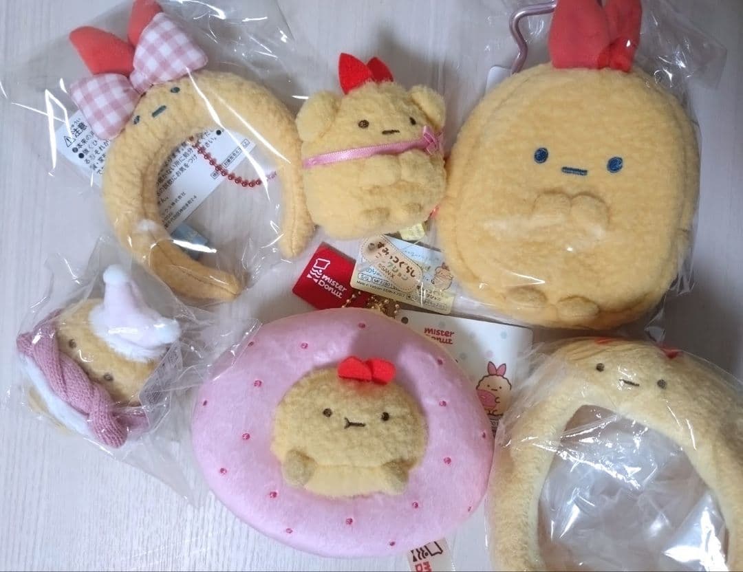 新品　えびふらいのしっぽ　こいぬといぬごっこ　てのりぬいぐるみ　まとめ売り