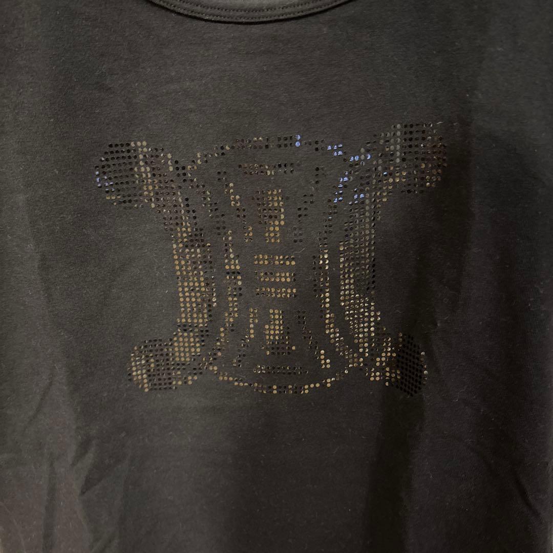 超美品◆CELINE セリーヌ ブラック Tシャツ M