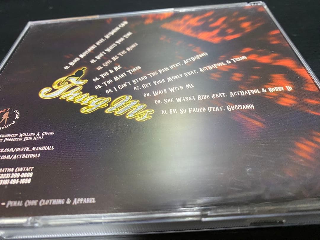 洋楽 THUG MS/HOOD NOTES/G-RAP